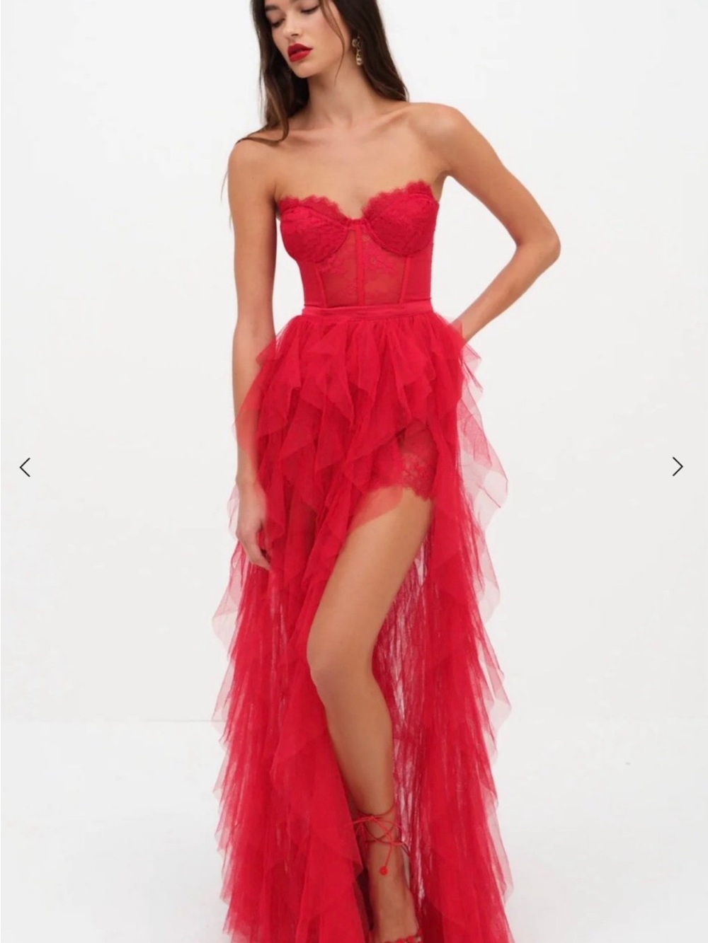 For love and lemons bustier gown new with tags